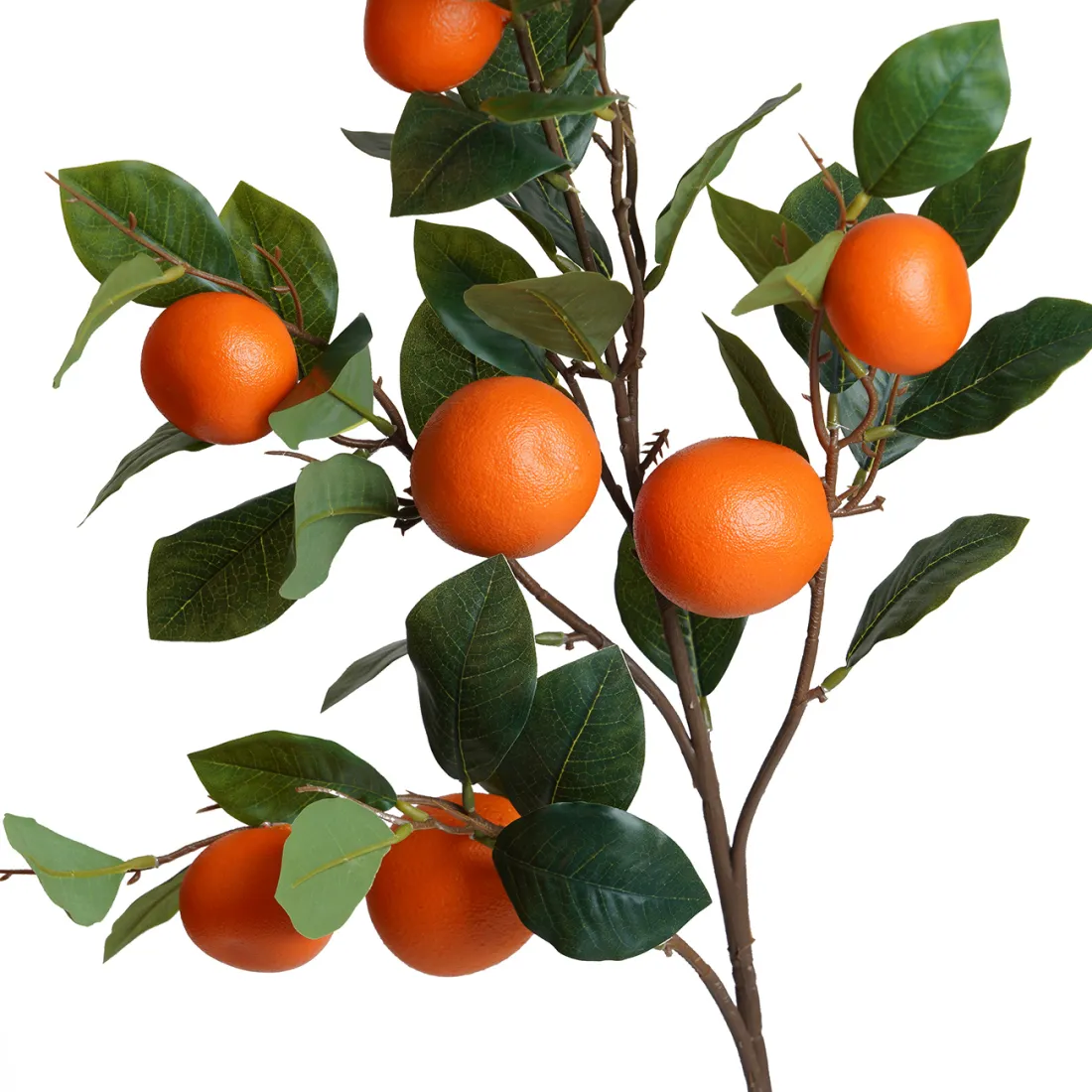 Branche artificielle d'ORANGE 85 cm - feuillage
