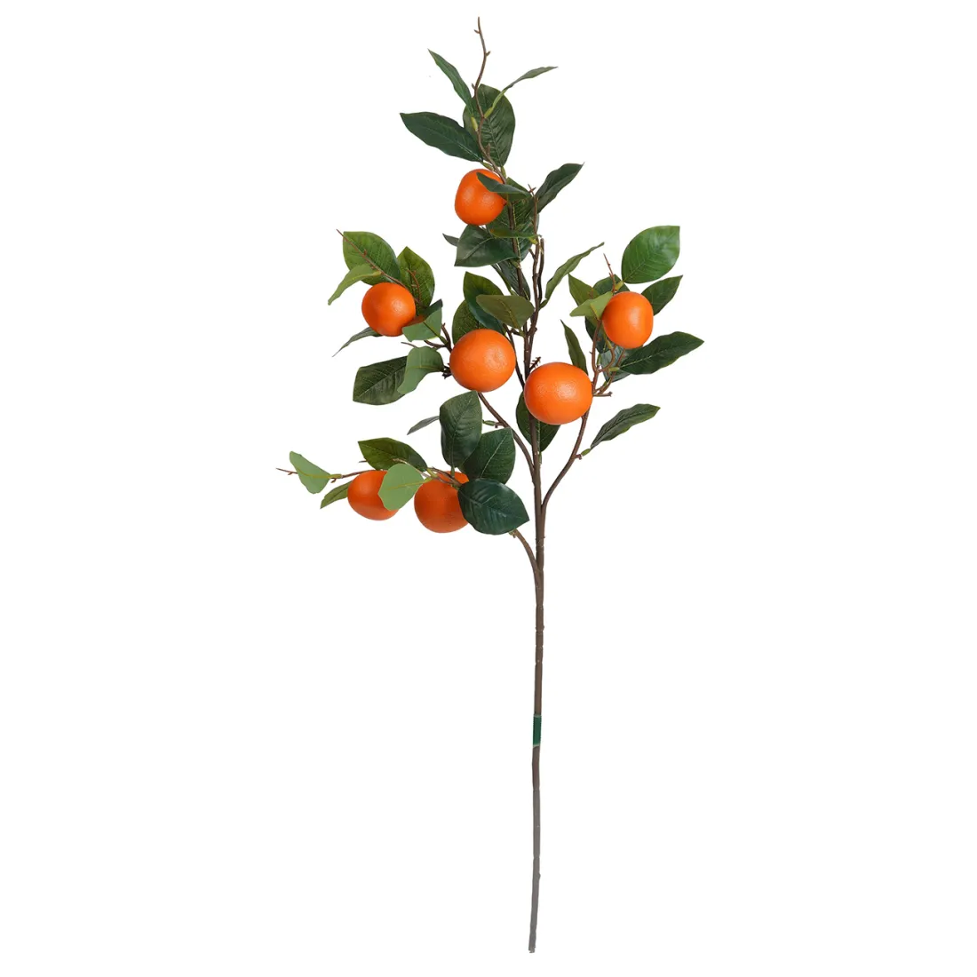 Branche artificielle d'ORANGE 85 cm en tige