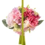 bouquet HORTENSIA et ROSE artificiel  28 cm