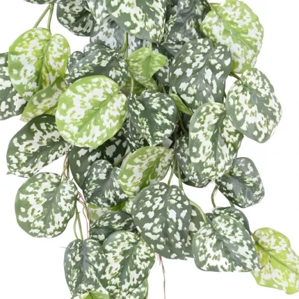 SCINDAPSUS artificiel 75 cm ANTI FEU - détails feuillage