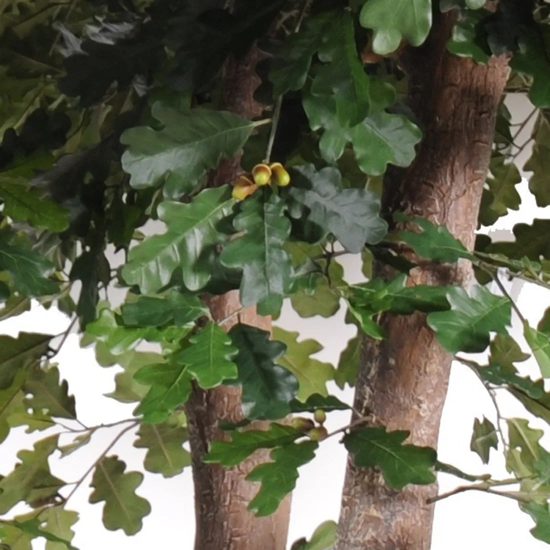 CHENE N géant artificiel 340 à 620 cm - feuilles et glands