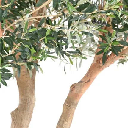 OLIVIER artificiel NEW géant 240 cm (olive noire) ANTI FEU - tronc