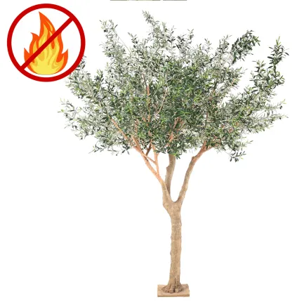 OLIVIER artificiel NEW géant 240 cm (olive noire) ignifugé