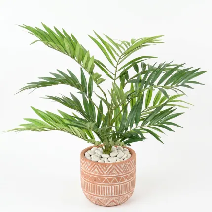 CHAMAEODORA artificiel ou palmier des montagnes 50 cm ANTI FEU