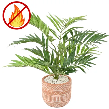 CHAMAEODORA artificiel ou palmier des montagnes 50 cm ignifugé en pot