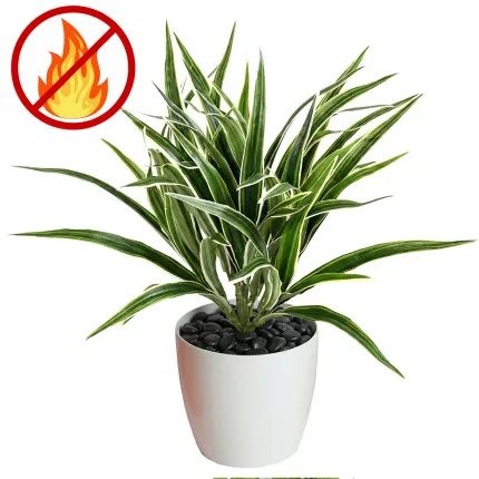 CHLOROPHYTUM artificiel 40 cm ANTI FEU