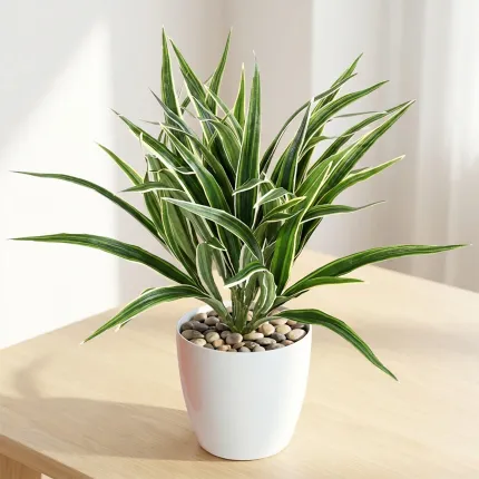 CHLOROPHYTUM artificiel 40 cm ANTI FEU - en situation