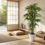 classico prima Ø 30 à 120 cm blanc cassé -   dans un salon zen