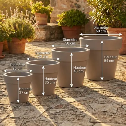 dimension 30 à 60 cm classico prima - capuccino