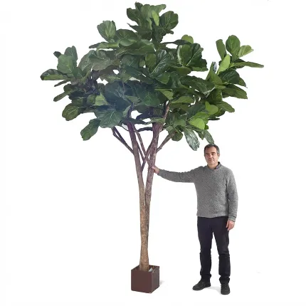 hauteur sous feuillage LYRATA artificiel 340 cm (figuier artificiel)