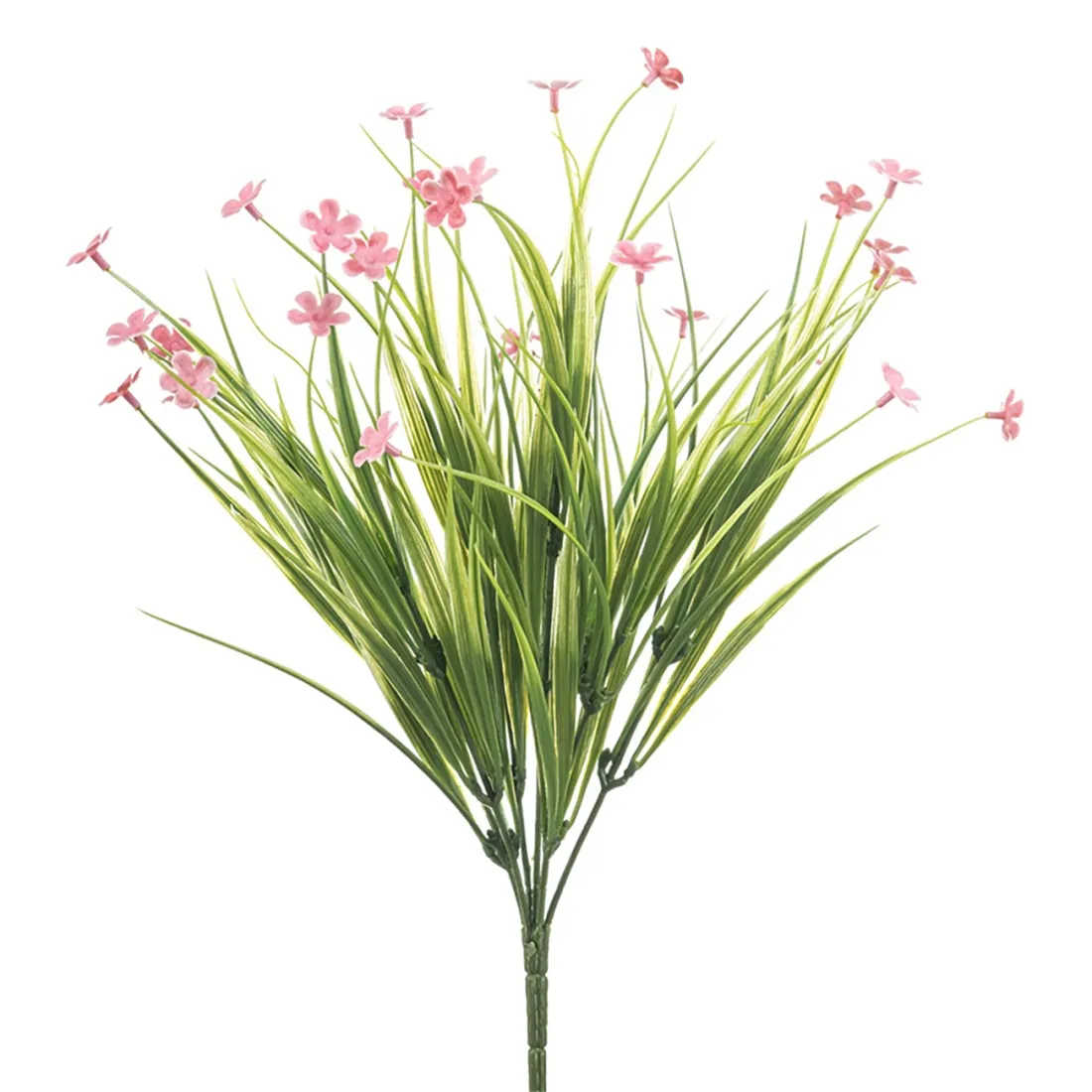 bouquet de fleurettes sauvages artificielles 40 cm  rose