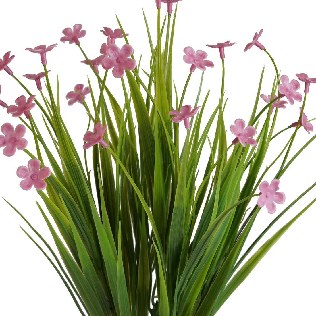 bouquet de fleurettes sauvages artificielles 40 cm  rose - détails fleurs