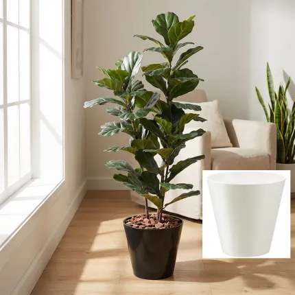 ENNA Ø  30 cm blanc ou noir en situ