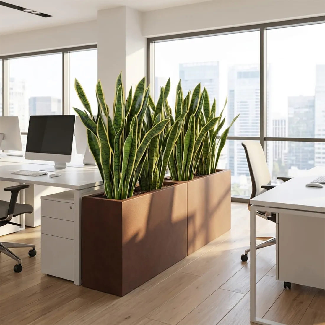 SANSEVIERIA artificiel 93 cm ANTI FEU
