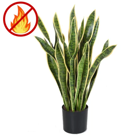 SANSEVIERIA artificiel 93 cm ANTI FEU