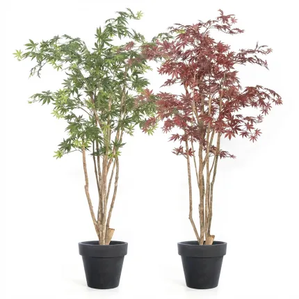 ERABLE artificiel tronc sauvage (Aralia)  180 et 240 cm - 2 couleurs