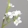 SPIREE artificielle 136 cm blanche - fleurs et branche