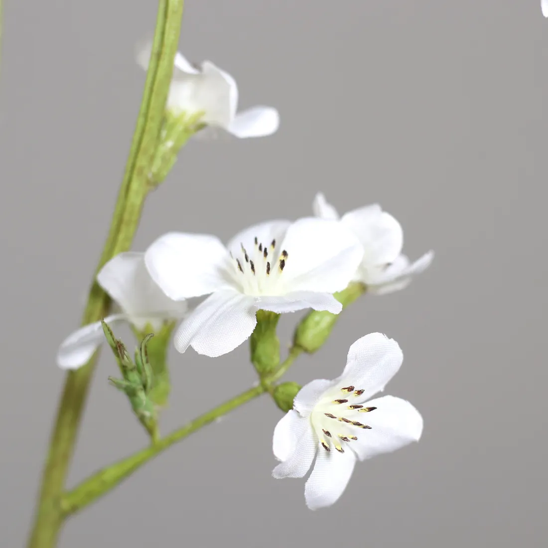 SPIREE artificielle 136 cm blanche - fleurs et branche