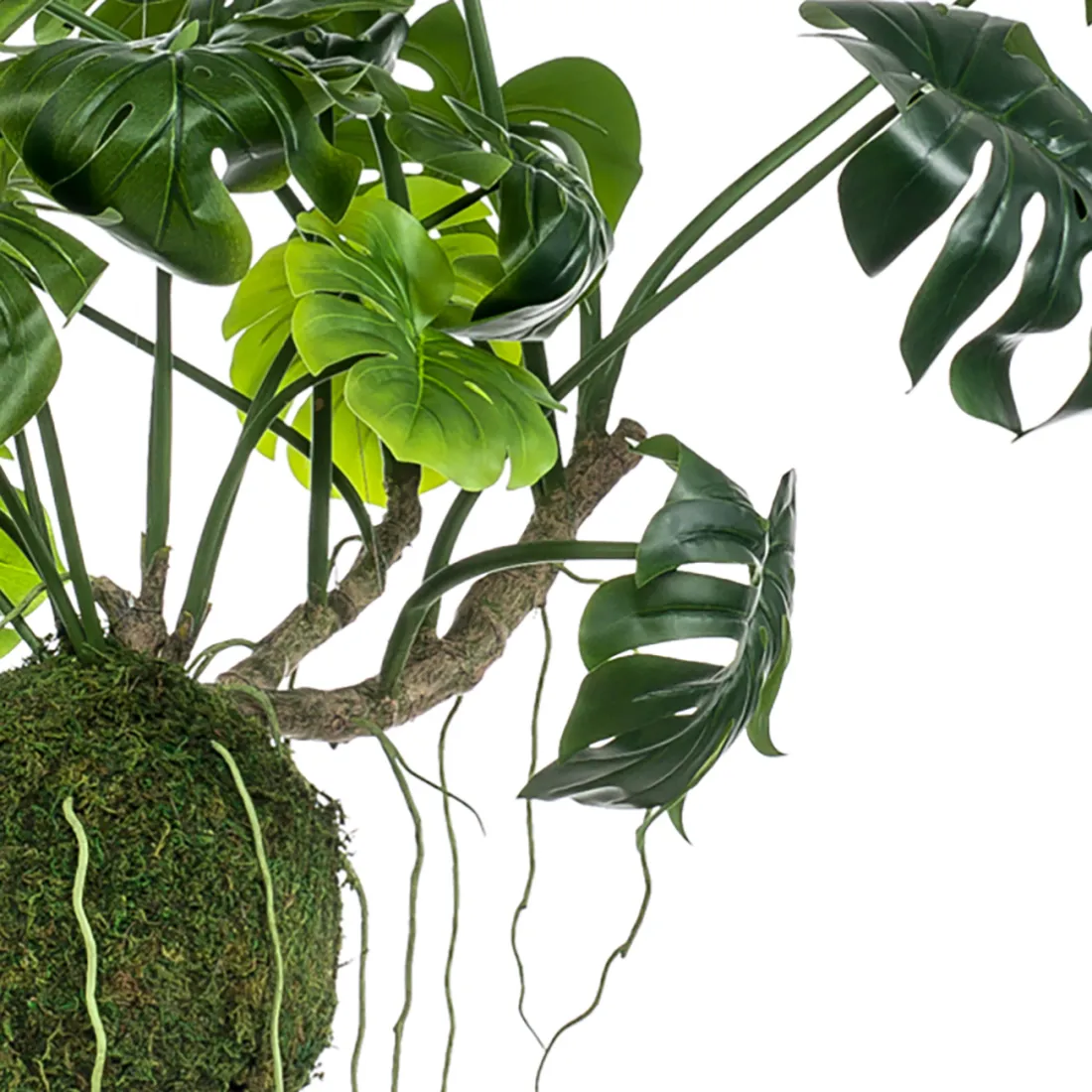 suspension Montsera artificielle 110 cm avec accroche