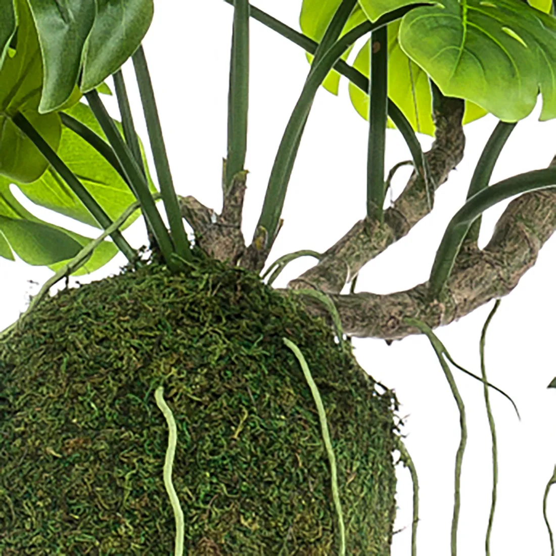 suspension Montsera artificielle 110 cm avec accroche