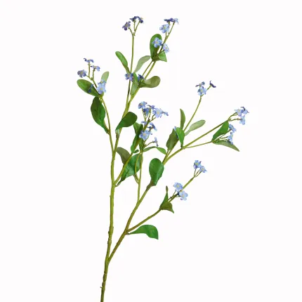 MYOSOTIS artificiel 80 cm - bleu