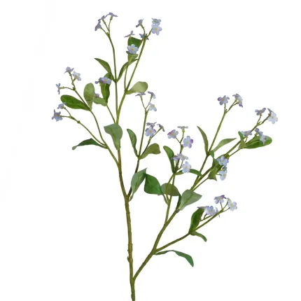 MYOSOTIS artificiel 80 cm bleu clair