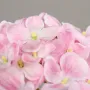 HORTENSIA artificiel 45 cm rose clair - fleurs détails partie haute