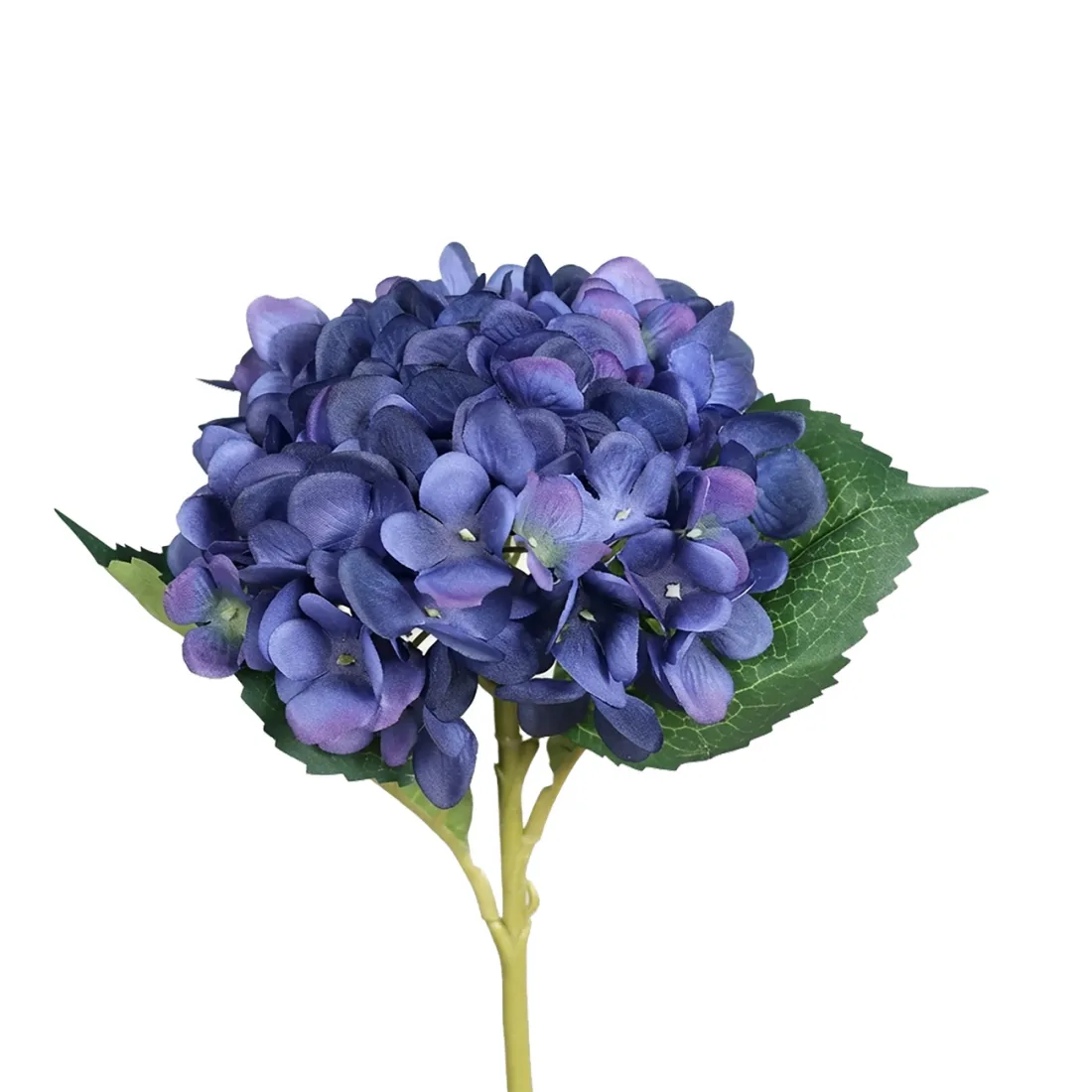 HORTENSIA artificiel 45 cm bleu