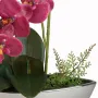 ORCHIDEE artificielle en pot argenté 54 cm - détails plantes