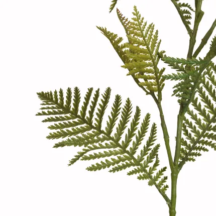 branche de FOUGERE artificiel 82 cm - détails feuilles