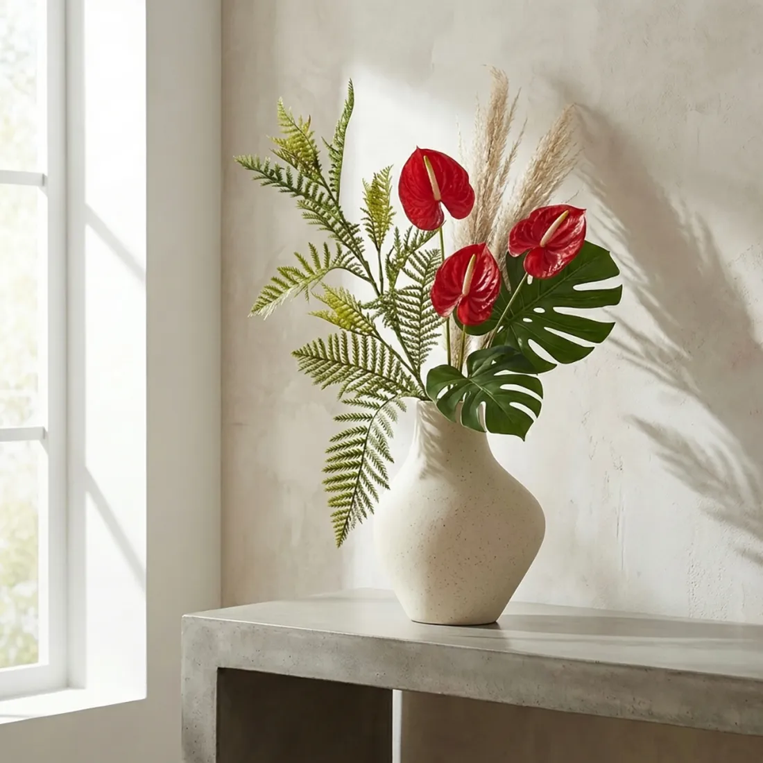 branche de FOUGERE artificiel 82 cm - dans une composition