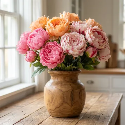 bouquet de PIVOINE artificielle 50 cm