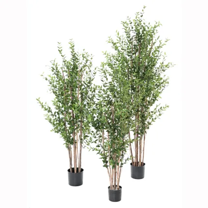 EUCALYPTUS artificiel  buisson  - 3 tailles