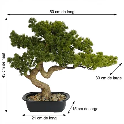 BONSAI pin artificiel  43 cm