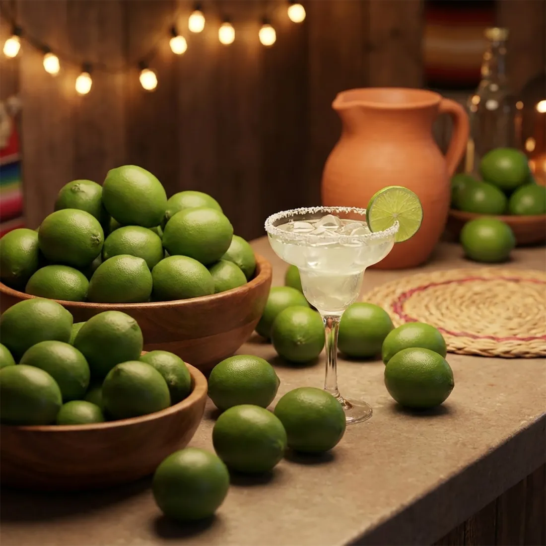 CITRON VERT artificiel 8 cm