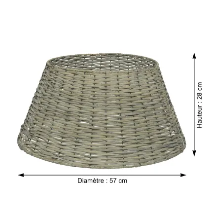 Cache pied de sapin en osier 57 ou 70 cm