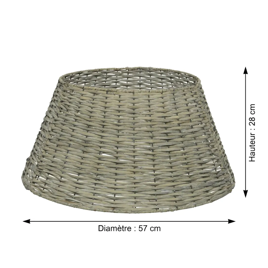 Cache pied de sapin en osier 57 ou 70 cm