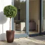 Eucalyptus Plast Tige Artificiel 110 cm - sur une terrasse dans un pot meti