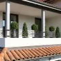 buis artificiel arbre topiaire 105 à 170 cm sur terrasse