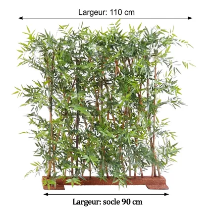 HAIE artificielle BAMBOU dense japenese plast 90 à 180 cm