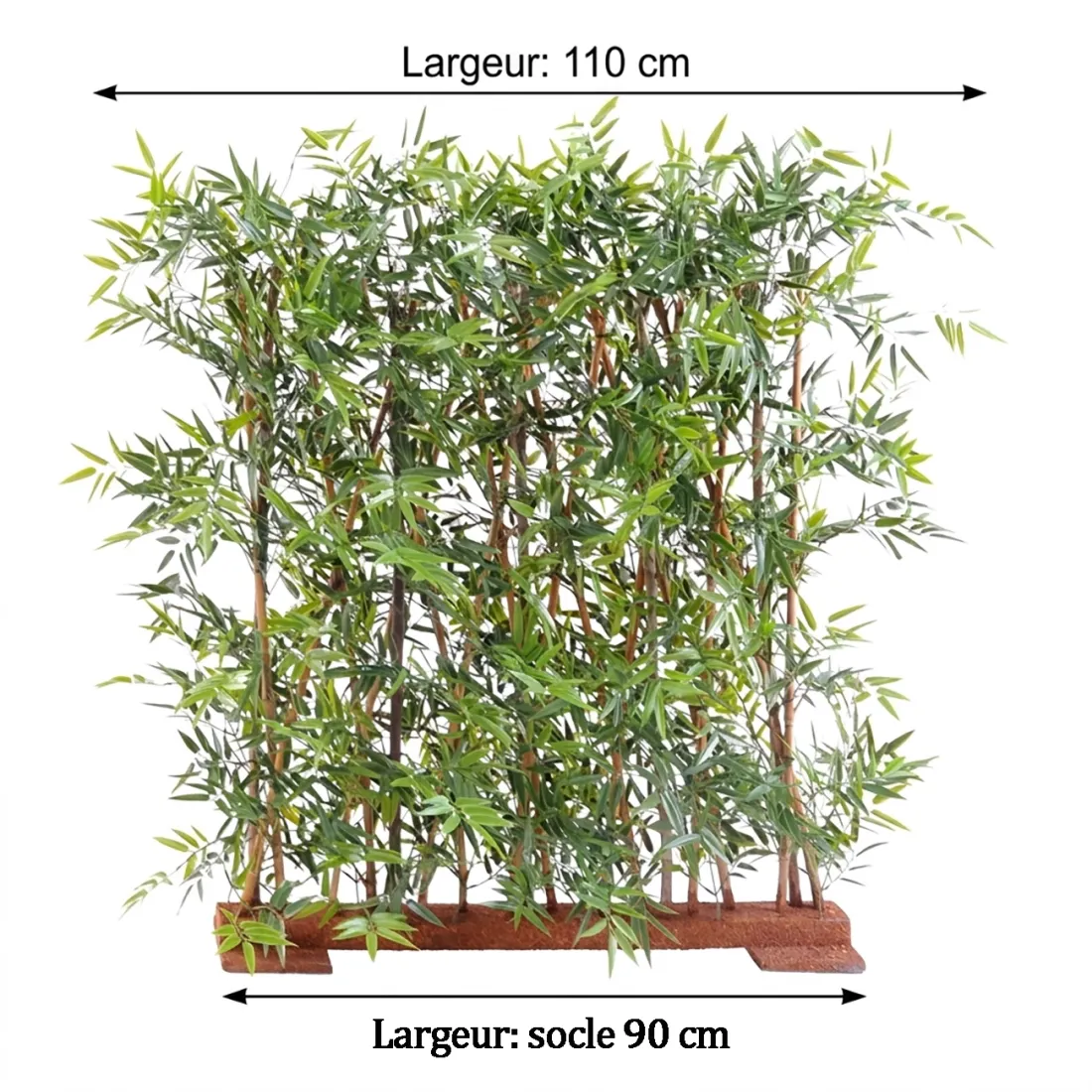 HAIE artificielle BAMBOU dense japenese plast 90 à 180 cm