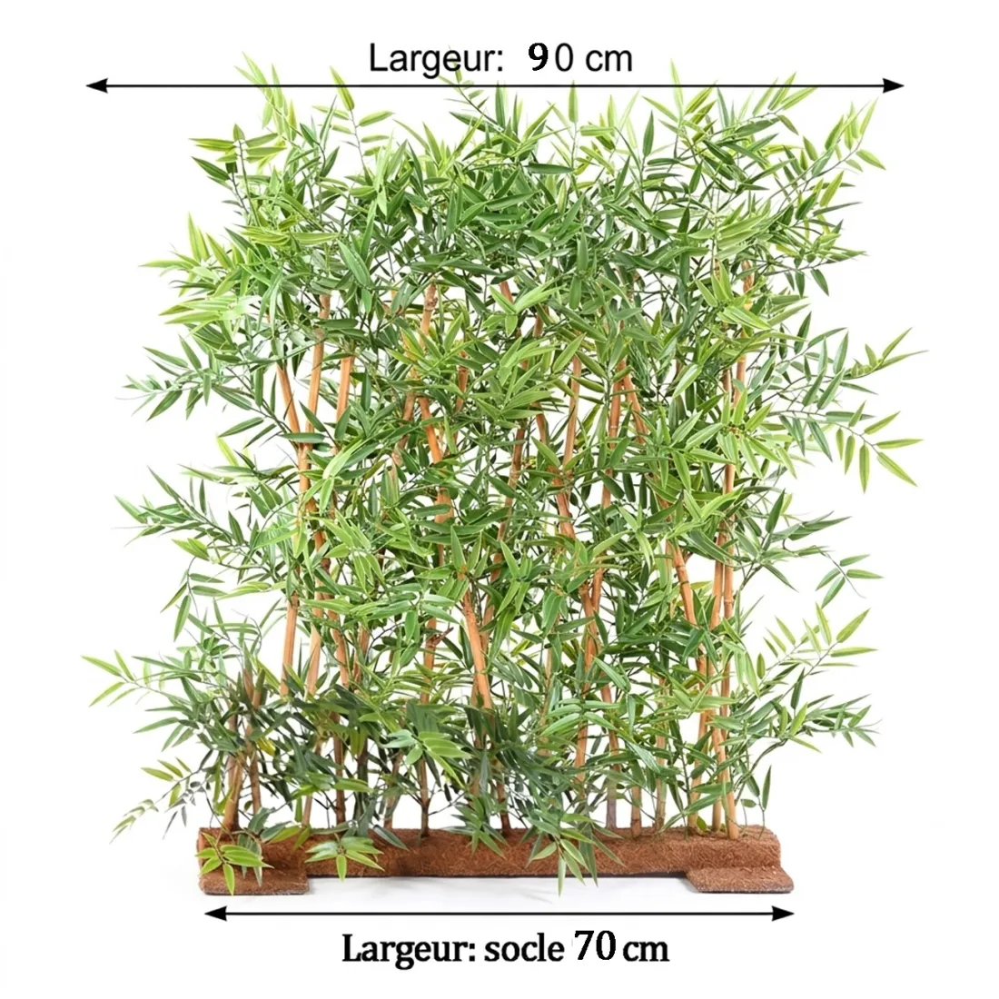 HAIE artificielle BAMBOU japenese plast 110 à 180 cm largeur 90 cm
