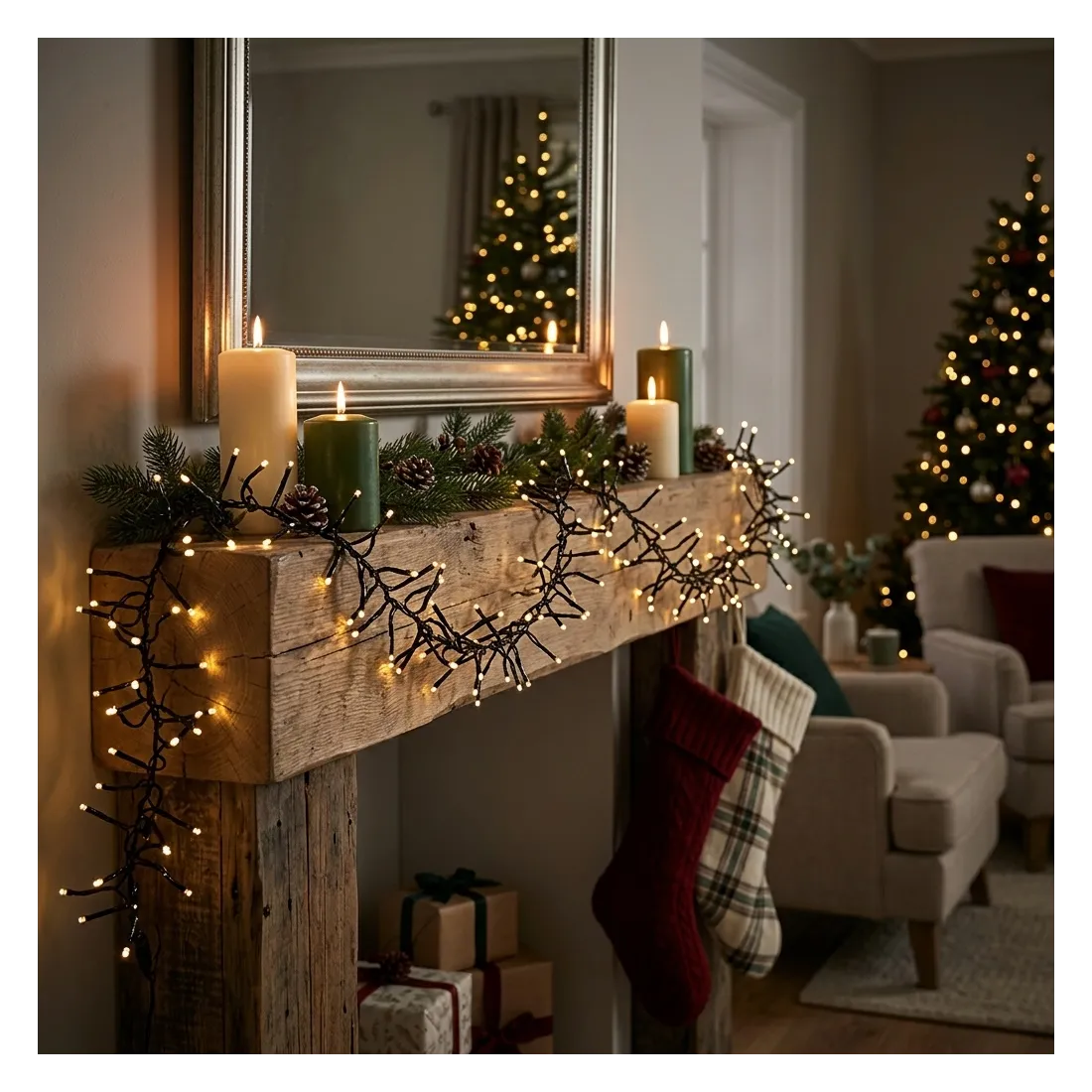 Guirlande électrique LED 10.5 m