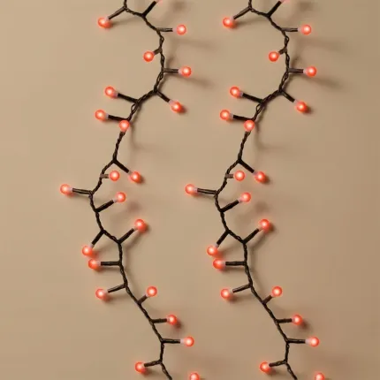 Guirlande lumineuse led cherry intérieur ou extérieur - couleur rouge