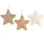 ETOILE artificielle fourrure 13 cm - 3 couleurs