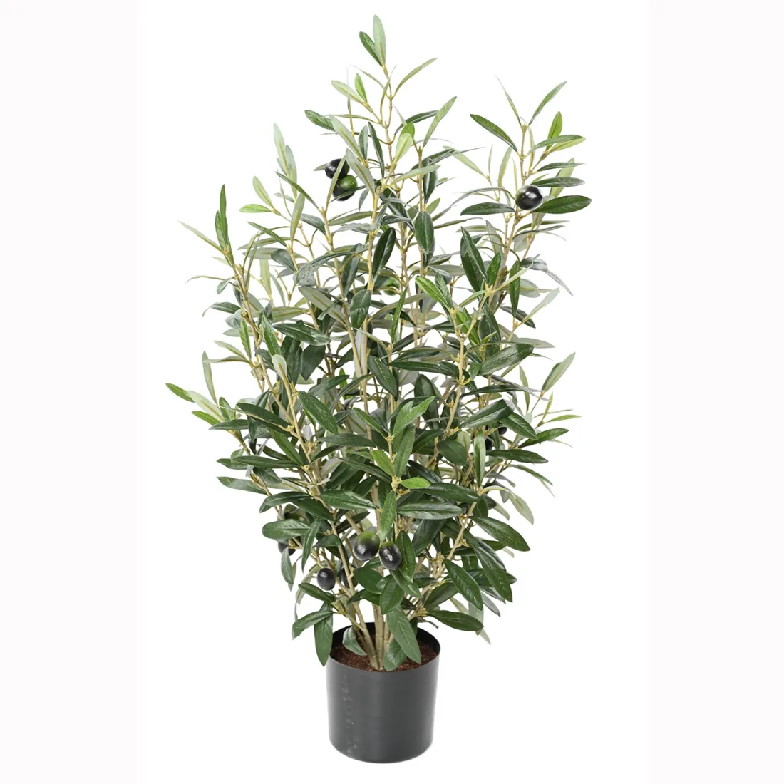 OLIVIER artificiel buisson en pot 65 cm