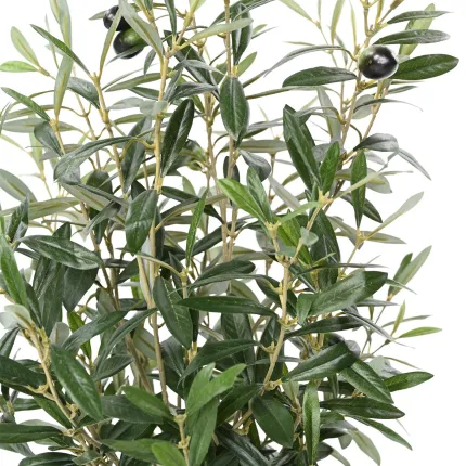 OLIVIER artificiel buisson en pot 65 cm - feuillage