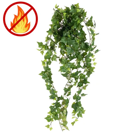 LIERRE artificiel 60 cm ANTI FEU VERT