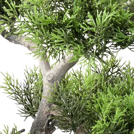 BONSAI artificiel CONIFERE 40 cm - feuilles et tronc