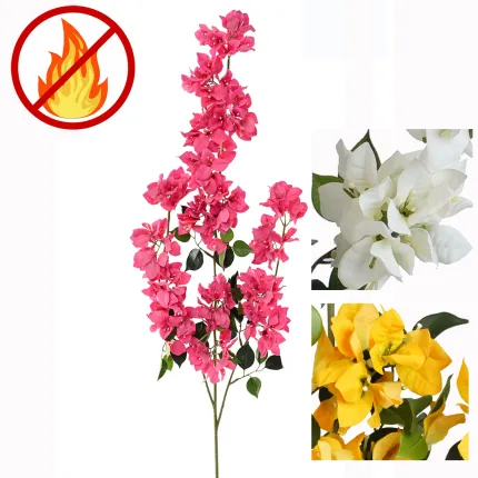 Branche de BOUGAINVILLEE artificielle 85 cm ANTI FEU